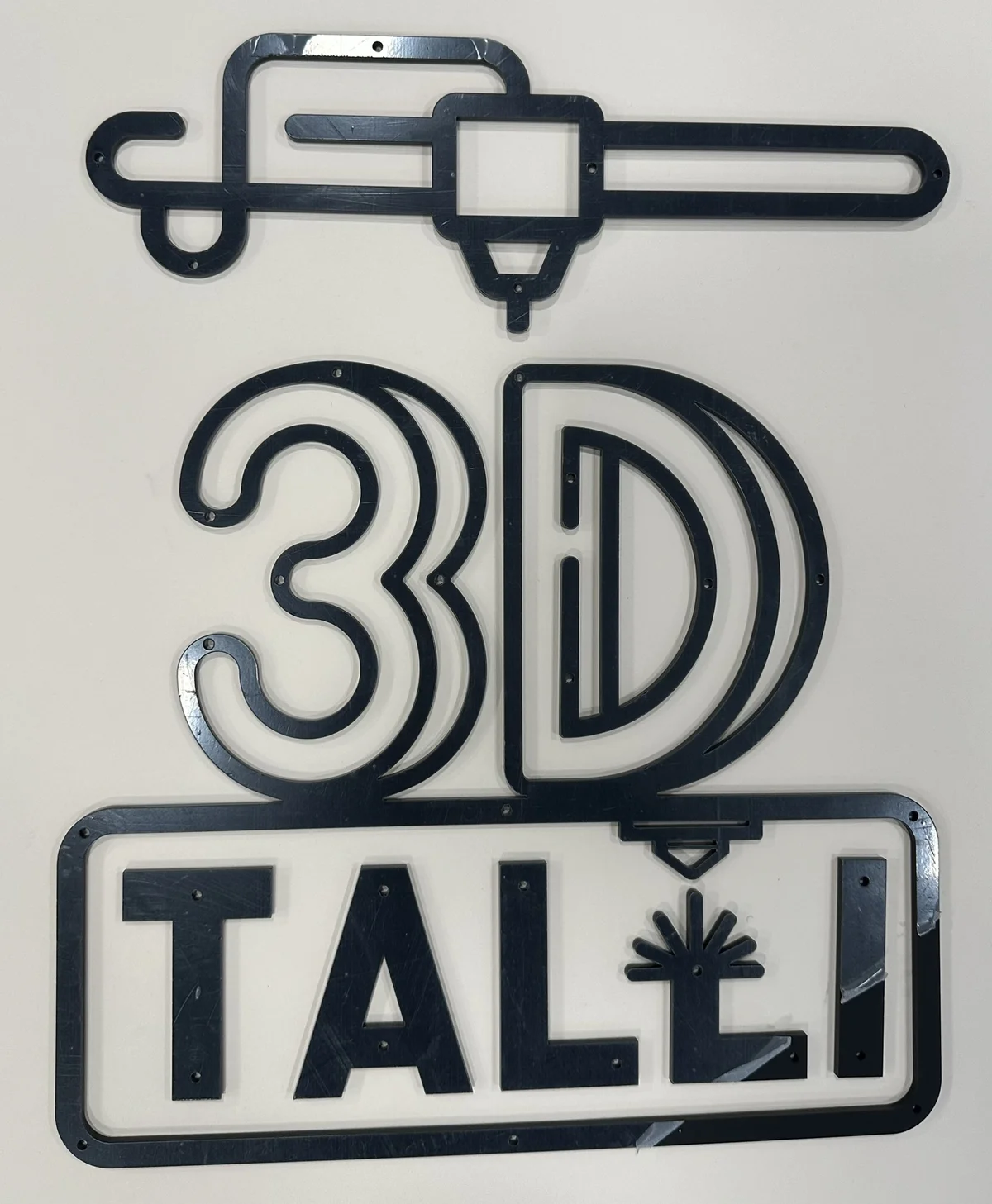 3D Talli logo-kyltti