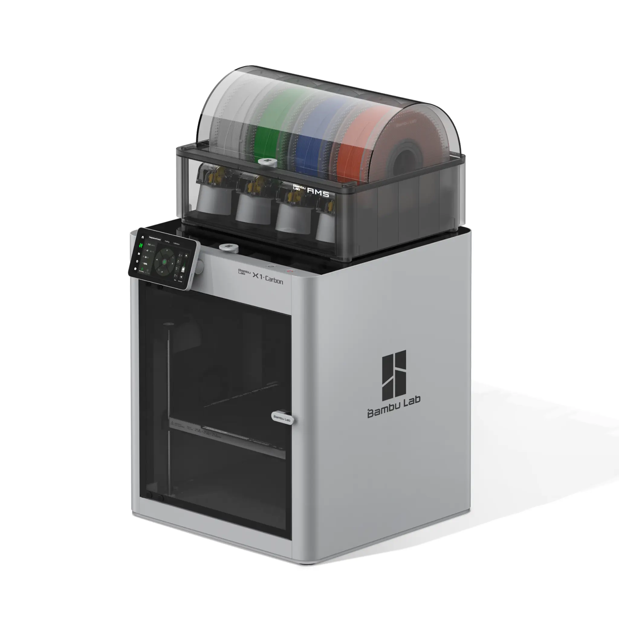 Bambu Lab X1 Carbon FDM-tulostin automaattisella materiaalivaihto-yksiköllä (AMS)